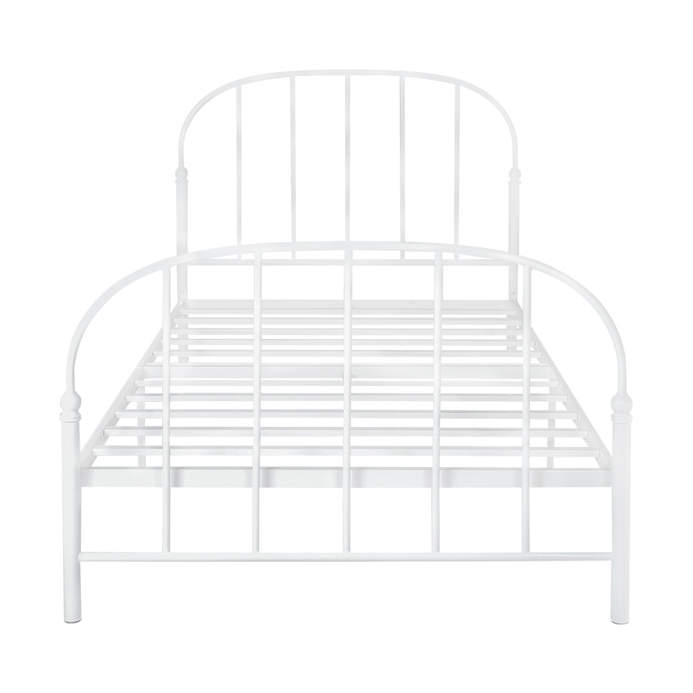 سرير معدن ابيض 120*200 سم سرير معدن ابيض 120*200 سم