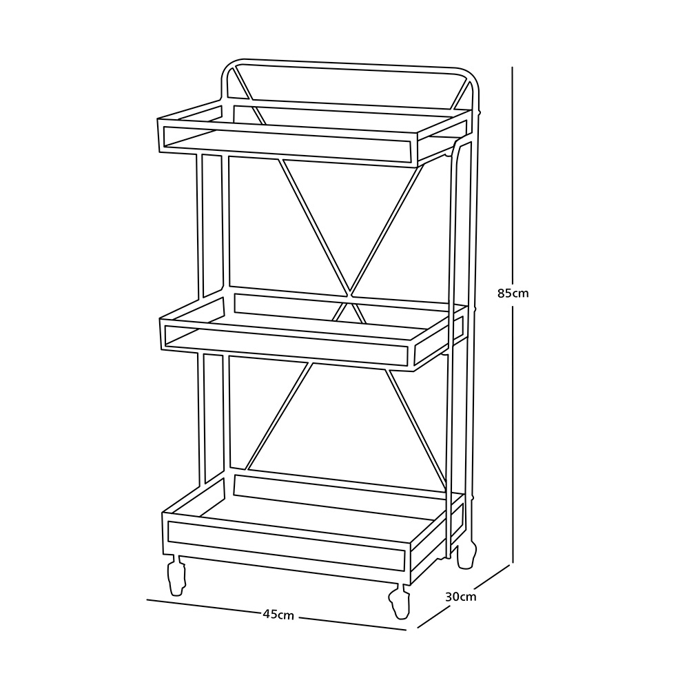 عربة تقديم 3 ادوار بني عربة تقديم 3 ادوار بني