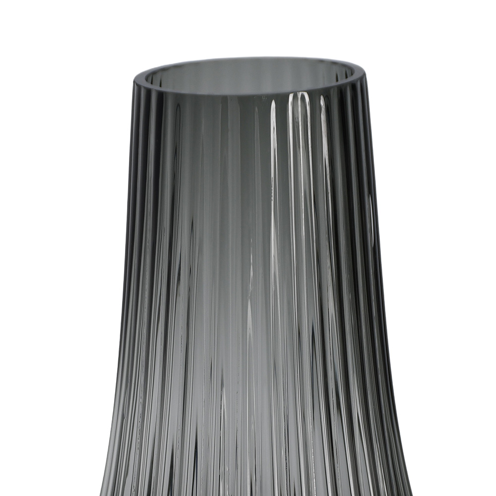 فازة ورد شفافة تصميم عصري رمادي فازة ورد شفافة تصميم عصري رمادي