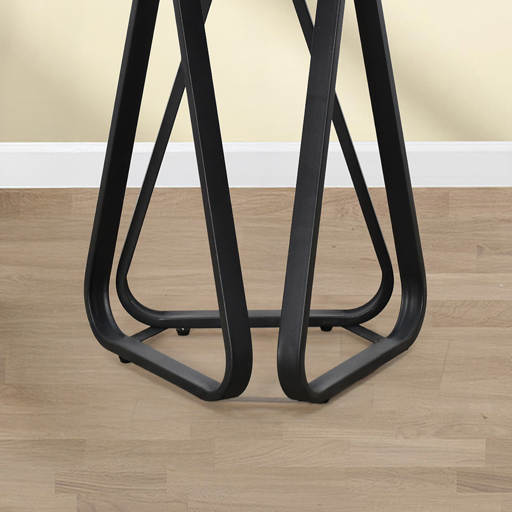 طاولة خدمة مفردة مودرن من الخشب والمعدن بني طاولة خدمة مفردة مودرن من الخشب والمعدن بني