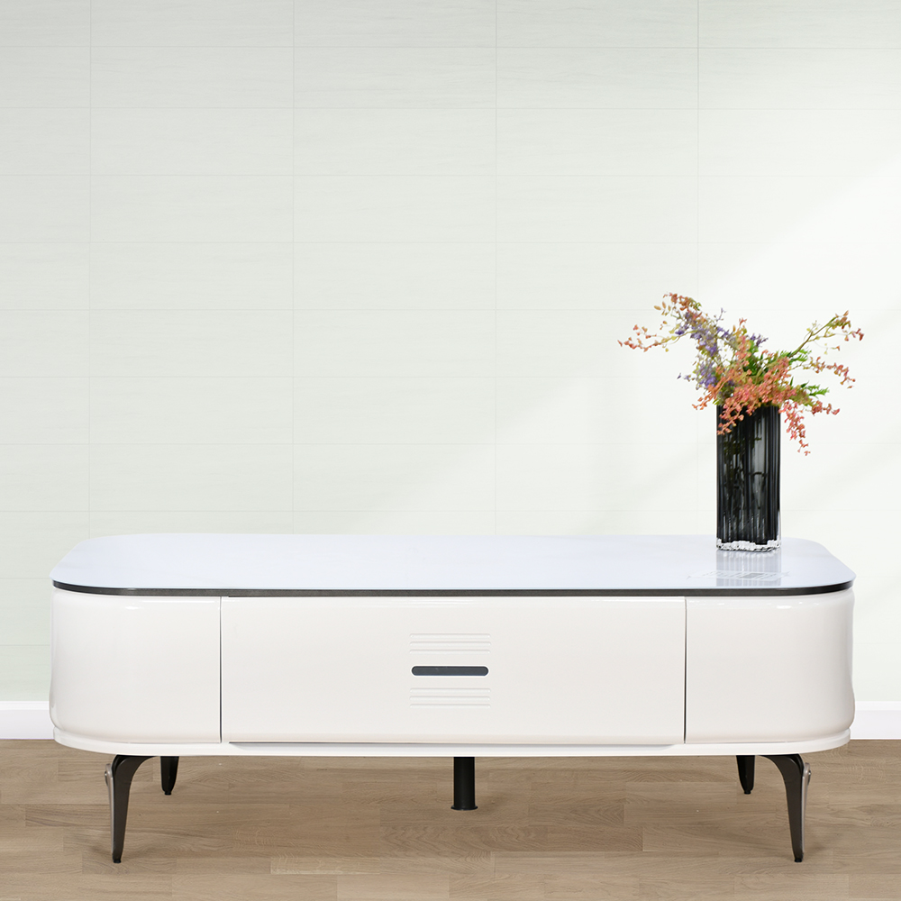 طاولة قهوة مفردة سطح سيراميك 130 سم طاولة قهوة مفردة سطح سيراميك 130 سم