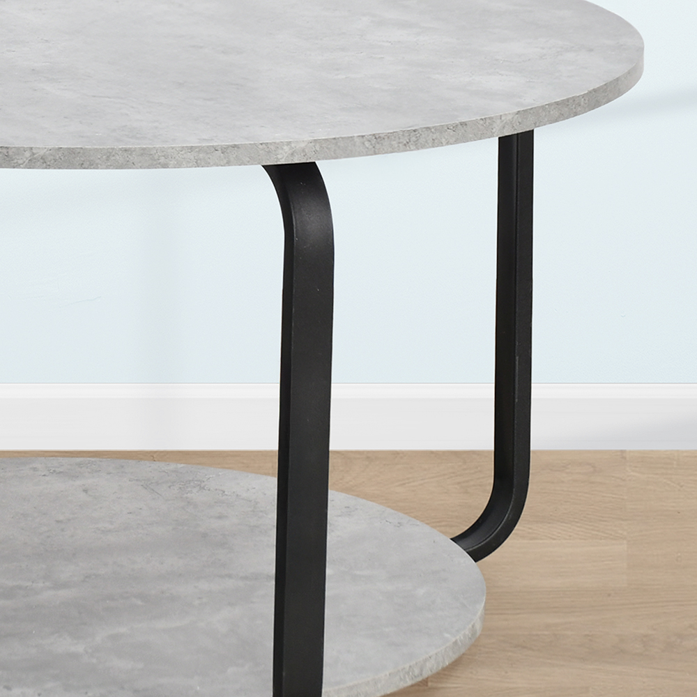 طاولة خدمة مفردة مع قاعدة خشبية رمادي طاولة خدمة مفردة مع قاعدة خشبية رمادي