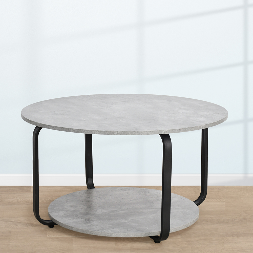 طاولة خدمة مفردة مع قاعدة خشبية رمادي طاولة خدمة مفردة مع قاعدة خشبية رمادي