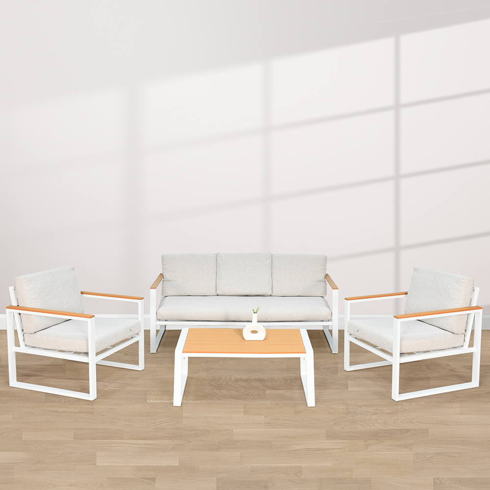 جلسة خارجية عصرية 5 مقاعد وطاولة أوف وايت جلسة خارجية عصرية 5 مقاعد وطاولة أوف وايت