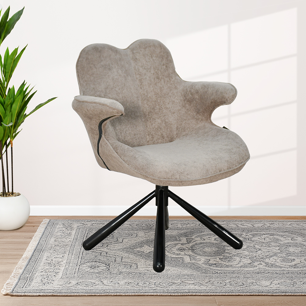 كرسي دوار عصري مع قماش قابل للأزالة كافيه كرسي دوار عصري مع قماش قابل للأزالة كافيه