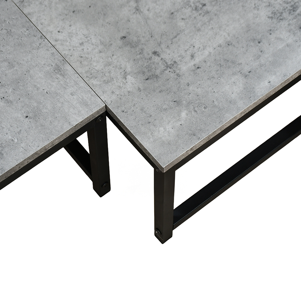 طقم طاولات خدمة 5 قطع خشبي رمادي طقم طاولات خدمة 5 قطع خشبي رمادي