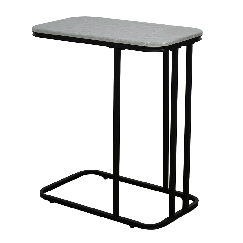 طاولة خدمة مفردة خشب مع قاعدة معدن طاولة خدمة مفردة خشب مع قاعدة معدن