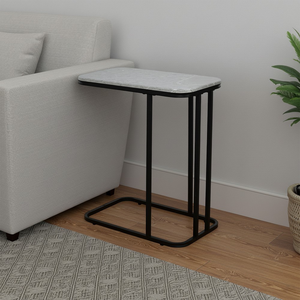 طاولة خدمة مفردة خشب مع قاعدة معدن طاولة خدمة مفردة خشب مع قاعدة معدن