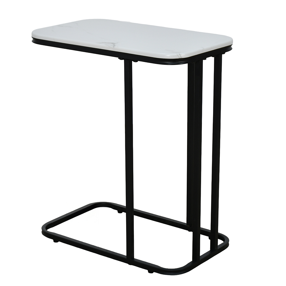 طاولة خدمة مفردة خشب مع قاعدة معدن طاولة خدمة مفردة خشب مع قاعدة معدن