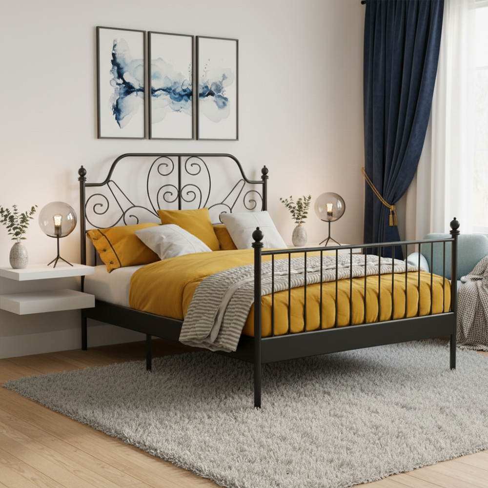 هيكل سرير راحتى 140x200 سم هيكل سرير راحتى 140x200 سم