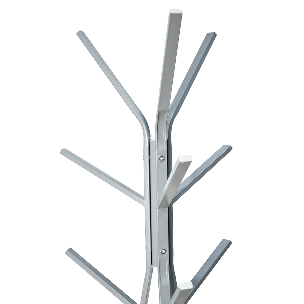 علاقة ملابس معدن برفوف خشبية مودرن