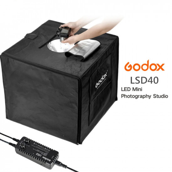 GODOX Photo Studio LED MiNi photography light box Tent LSD-40th 2 LED Light Bars Photography Background GODOX Photo Studio LED MiNi photography light box Tent LSD-40th 2 LED Light Bars Photography Background