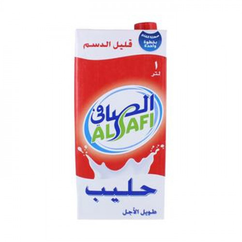 حليب الصافي طويل الأجل قليل الدسم 1 لتر حليب الصافي طويل الأجل قليل الدسم 1 لتر