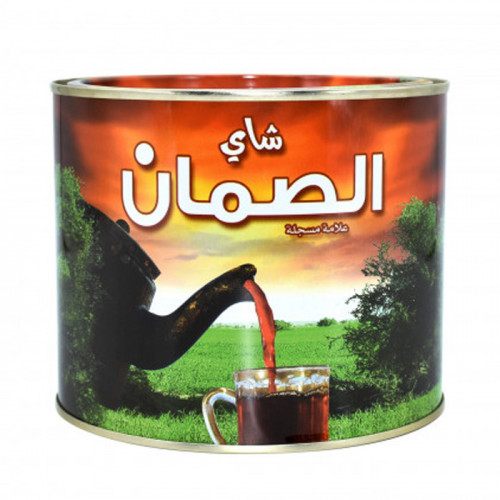 شاي الصمان علب مدور 360 جم