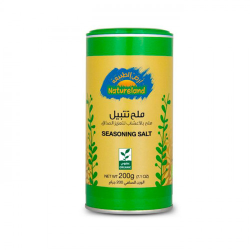 ملح تتبيل عضوي لتعزيز المذاق أرض الطبيعه 200 جم