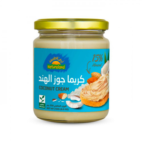 كريما جوز الهند عضوي أرض الطبيعه 250 جم