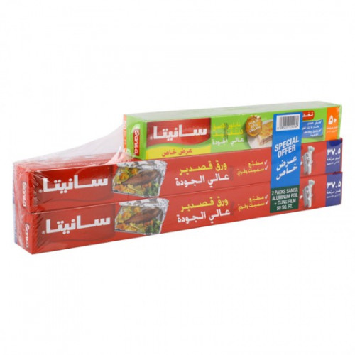 قصدير سانيتا طويل 2×37.5 قدم + هدية قصدير سانيتا طويل 2×37.5 قدم + هدية