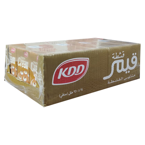 كرتون قشطة قيمر كي دي دي 250 مل