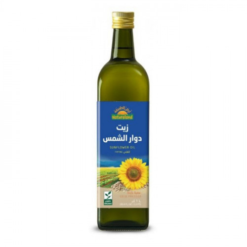 زيت دوار الشمس للقلي أرض الطبيعه 1 لتر