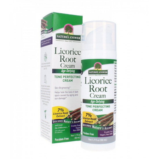 Nature's Answer Licorice Skin Brightening Cream – Advanced Dark Spots Corrector, Hyperpigmentation & Melasma Treatment – 50ml Precision Size