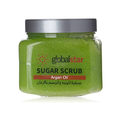 جلوبال ستار GLOBAL STAR مقشر السكر بزيت الأركان – صنفرة متكاملة لتفتيح الوجه والجسم وإزالة الخلايا الميتة – 600 مل جلوبال ستار GLOBAL STAR مقشر السكر بزيت الأركان – صنفرة متكاملة لتفتيح الوجه والجسم وإزالة الخلايا الميتة – 600 مل