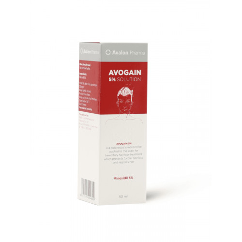 محلول أفوجين الموضعي 5% Avalon Pharma لتحفيز نمو الشعر ومكافحة الصلع الوراثي للرجال – 50 مل محلول أفوجين الموضعي 5% Avalon Pharma لتحفيز نمو الشعر ومكافحة الصلع الوراثي للرجال – 50 مل