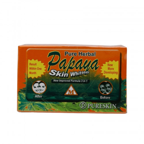 Pure Herbal Papaya 3-in-1 Skin Whitening & Refined Soap – 135g