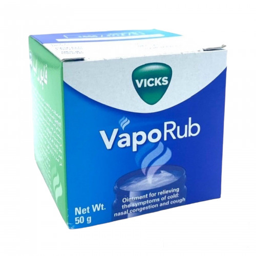 فيكس فابوروب Vicks VapoRub مرهم مسكن ومبخر طبي لتخفيف أعراض البرد – 50 جرام