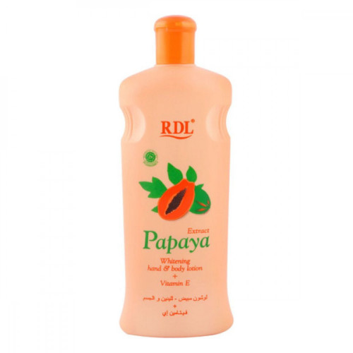 RDL Papaya Extract Whitening Hand & Body Lotion with Vitamin E – 600ml RDL Papaya Extract Whitening Hand & Body Lotion with Vitamin E – 600ml