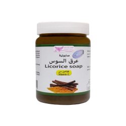 صابونية عرق السوس بفيتامين سي  من كويت شوب Kuwait Shop لتفتيح وتوحيد لون البشرة – 500 مل