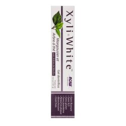 جل معجون الأسنان إكسيلي وايت XyliWhite Now Foods Solutions بالنيم وشجرة الشاي ناو فودز - 181 جرام