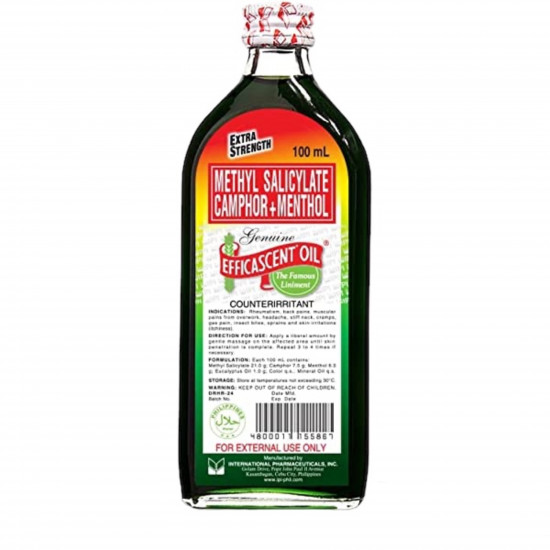 Genuine Efficascent Oil Extra Strength Pain Relief Liniment – 50 ml Genuine Efficascent Oil Extra Strength Pain Relief Liniment – 50 ml