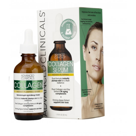 Advanced Clinicals Collagen Instant Plumping Serum - 52ml