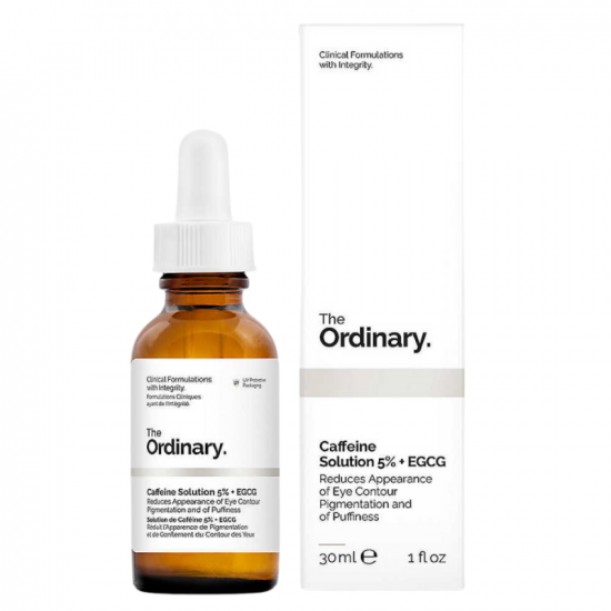 محلول الكافيين 5% + EGCG السريري من ذا أورديناري The Ordinary لعلاج هالات وانتفاخات محيط العين – 30 مل محلول الكافيين 5% + EGCG السريري من ذا أورديناري The Ordinary لعلاج هالات وانتفاخات محيط العين – 30 مل