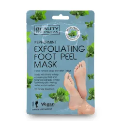 Beauty Formulas Peppermint Exfoliating Foot Peel Mask - 90 Minute Treatment