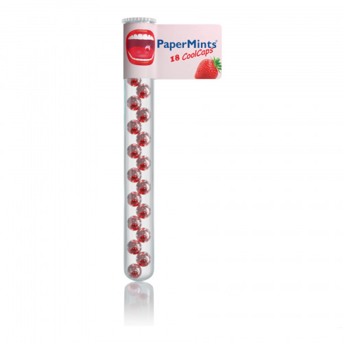 PaperMints 18 CoolCaps - Strawberry Flavor PaperMints 18 CoolCaps - Strawberry Flavor