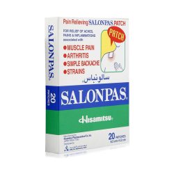 Salonpas Small Pain Relieving Patches for Muscle &amp; Joint Pain - 20 Patches