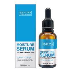 سيروم الوجه بيوتي فورميلا Beauty Formulas بتركيز 1% حمض الهيالورونيك - سعة 30 مل