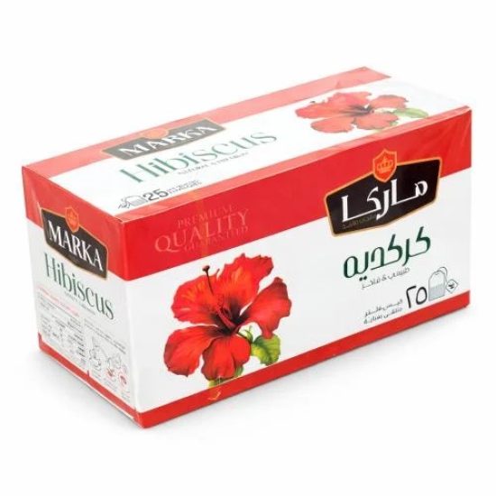 MARKA Natural Hibiscus Petals (25 Tea Bags) MARKA Natural Hibiscus Petals (25 Tea Bags)