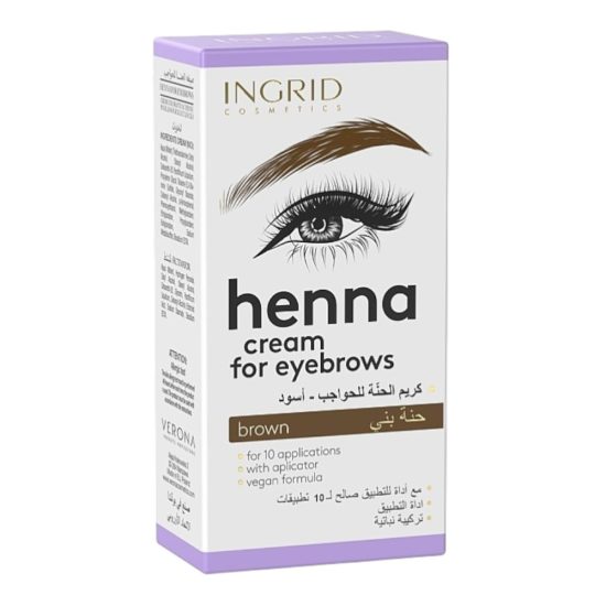 INGRID Henna Cream for Eyebrows - Brown (15ml / 15ml)