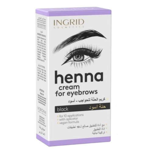 INGRID Henna Cream for Eyebrows - Black (15ml / 15ml)