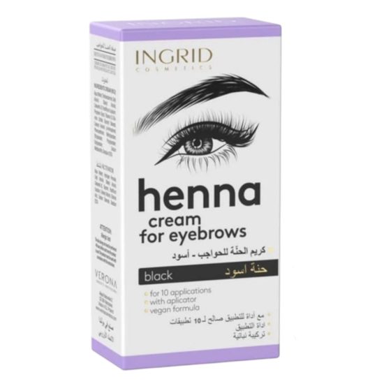 INGRID Henna Cream for Eyebrows - Black (15ml / 15ml)