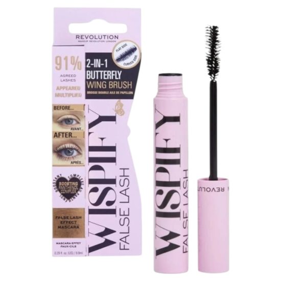 Makeup Revolution London Wispify False Lash Effect Mascara - 8.8ml Makeup Revolution London Wispify False Lash Effect Mascara - 8.8ml