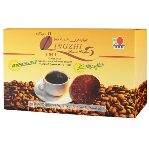 Black Coffee with Ganoderma Powder from DXN  - 20x4.5 g 