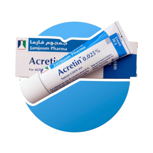كريم أكرتين Acretin بتركيز 0.025% لعلاج حب الشباب وتجديد البشرة - 30 جرام كريم أكرتين Acretin بتركيز 0.025% لعلاج حب الشباب وتجديد البشرة - 30 جرام