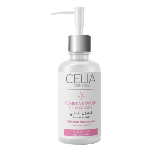 سيليا Celia Cosmetics غسول نسائي للمناطق الحساسة بالحليب وماء الورد – 180 مل