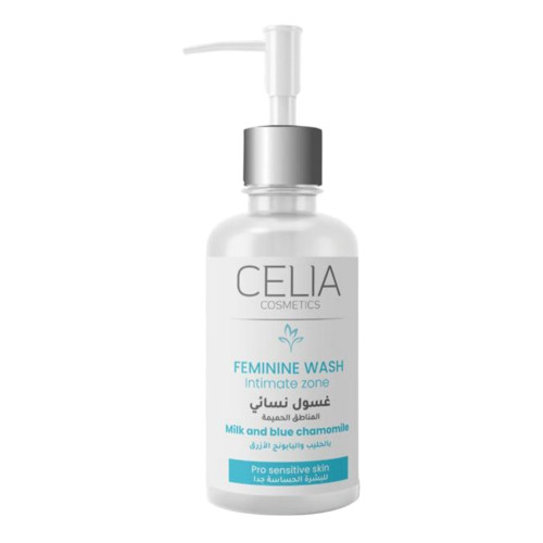 Celia Feminine Wash for Extra Sensitive Skin (Milk & Blue Chamomile) – 180ml Celia Feminine Wash for Extra Sensitive Skin (Milk & Blue Chamomile) – 180ml