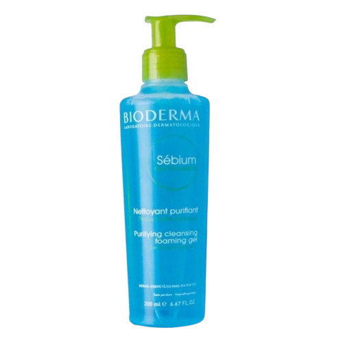بيوديرما سيبيوم Bioderma جل رغوي منظف ومنقي للبشرة الدهنية والمختلطة – 200 مل