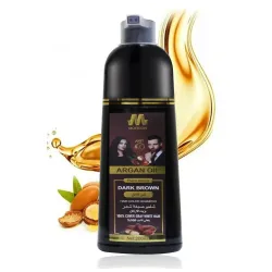 Morvon Argan Oil Dark Brown Hair Color Shampoo – 200ml
