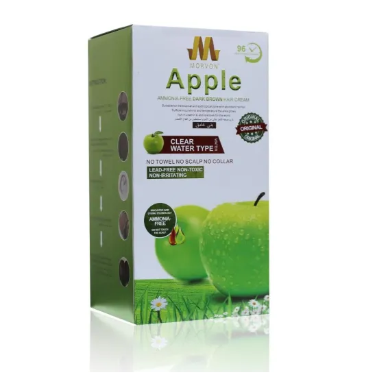 Morvon Ammonia-Free Apple Extract Dark Brown Hair Cream – 500ml + 500ml